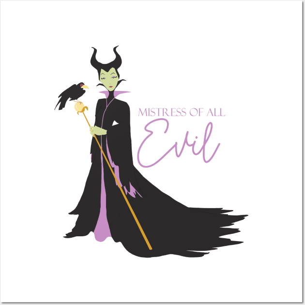 Mistress of Evil Wall Art by littlemoondance